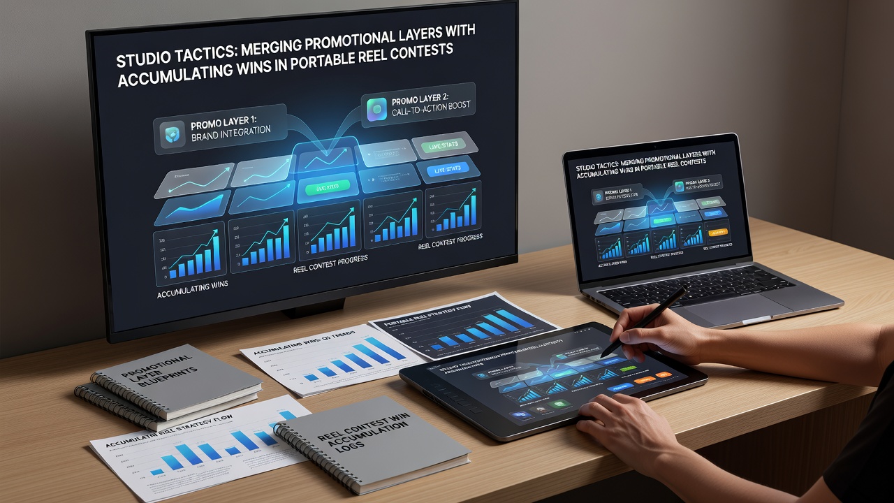 Detailed view of promotional layer stacking and win accumulation progress in a mobile reel contest dashboard
